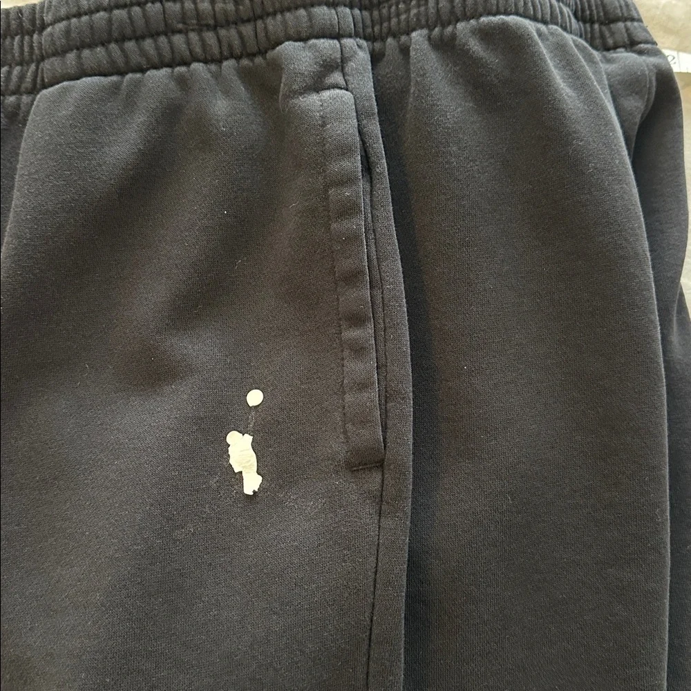 Jordan Kids Black Sweatpants with White Logo - Picture 7 of 8